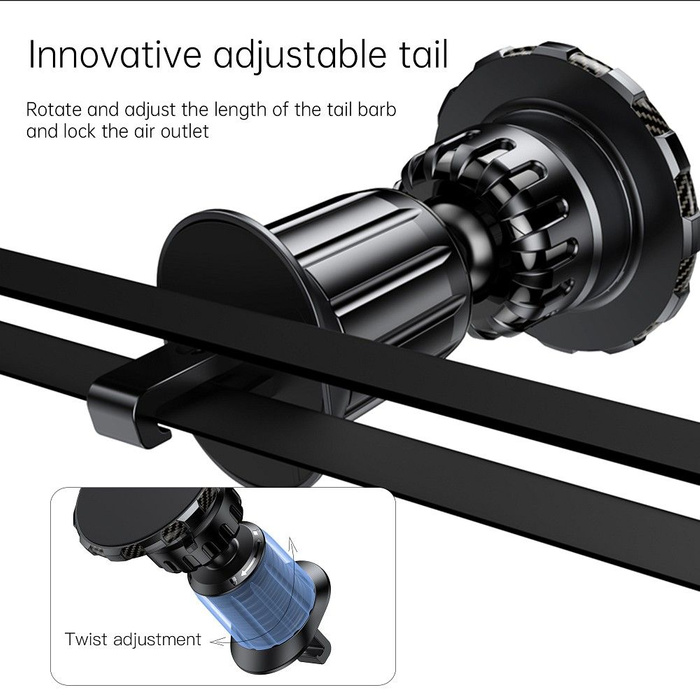 Uchwyt na telefon do samochodu magnetyczny Forcell F-Grip MagFlex do szyby / deski / kratki czarny