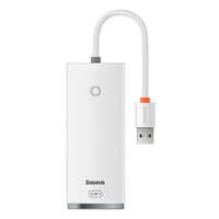 Baseus Lite Series wielofunkcyjny HUB 4w1 USB - 4x USB 3.2 gen. 1 25 cm biały (WKQX030002)