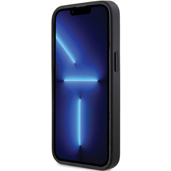 Etui Guess GUHMP13XPSAHMCK iPhone 13 Pro Max 6.7" czarny/black hardcase Saffiano MagSafe Case