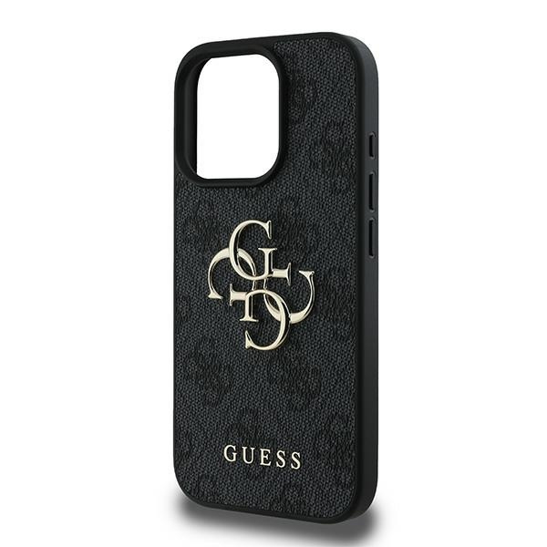 Etui Guess iPhone 16 Pro 6.3" czarny/black hardcase 4G Big Logo