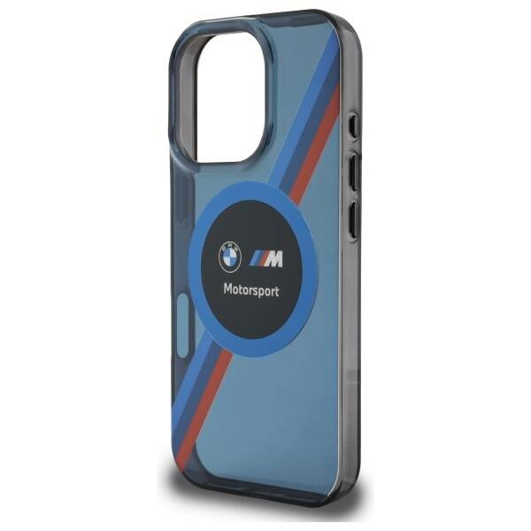 Etui BMW iPhone 16 Pro granatowy/navy hardcase Motosport IML Circle MagSafe