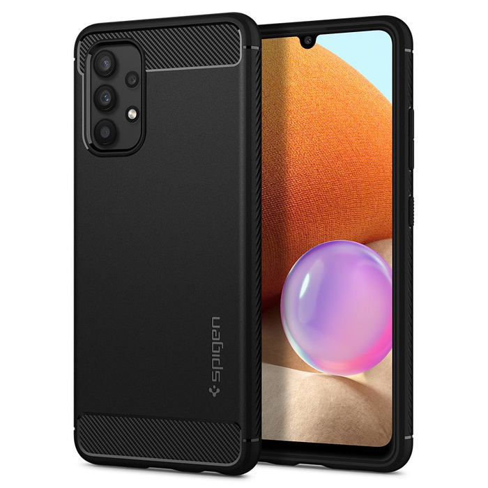 Etui SPIGEN Galaxy A52 LTE / 5G Rugged Armor Matte Black Case