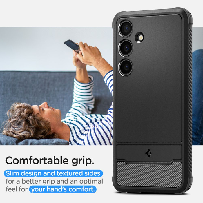 Etui Spigen Rugged Armor Samsung Galaxy S24 Matte Black Case