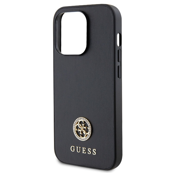 Etui Guess GUHCP14XPS4DGPK iPhone 14 Pro Max 6.7" czarny/black hardcase Strass Metal Logo Case