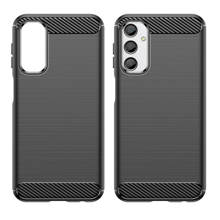 Elastyczne etui wzór karbon do Samsung Galaxy M34 Carbon Case - czarne