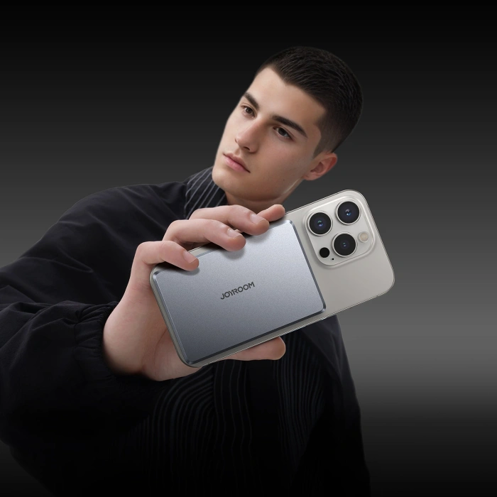 Powerbank Joyroom JR-PBM08 Pro 10000mAh ultracienki - szary