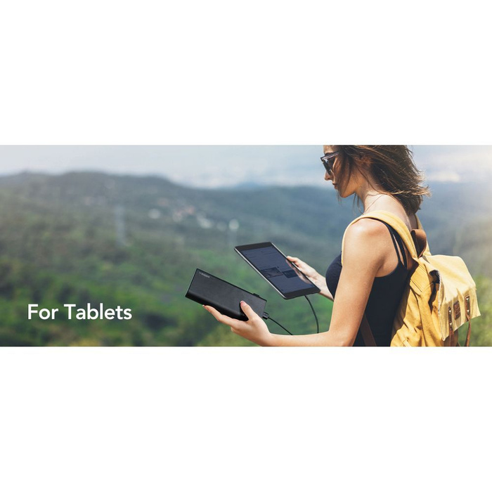 VEGER powerbank 25000 mAh z wbudowanymi kablami Typ C / Lightning PD 130W TCE130 (W2503) czarny