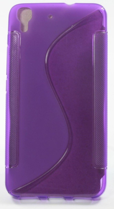 Pokrowiec S-Line Huawei Ascend Y6 Fioletowa Etui Silikon