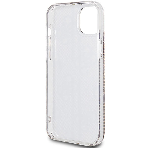 Etui Guess GUHCP15MH4PSEGW iPhone 15 Plus / 14 Plus 6.7" brązowy/brown hardcase IML 4G Gold Stripe Case