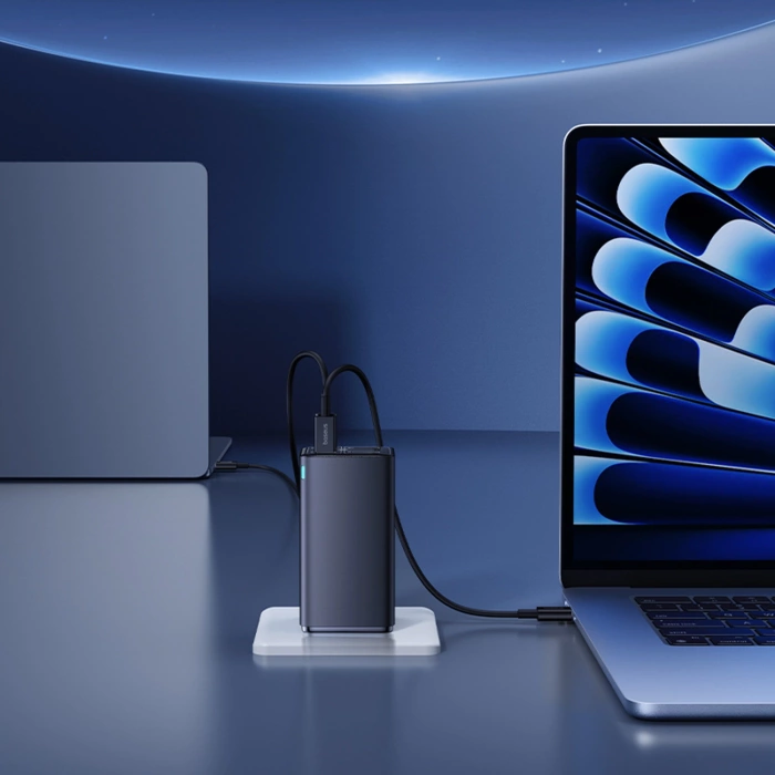 Ładowarka Baseus GaN6 Pro 100W 2 x USB-C 2 x USB-A z czarnym kablem USB-C 100W 1m - czarna