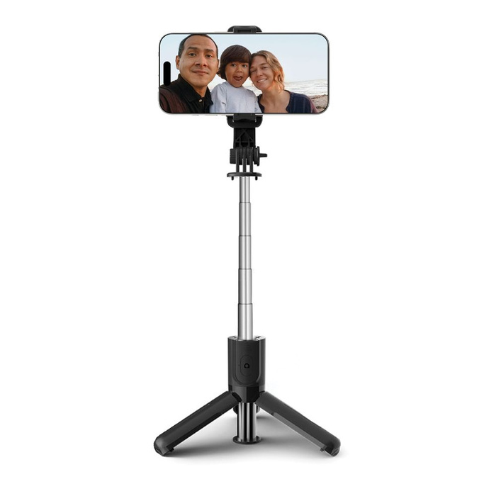 KIJEK SELFIE TECH-PROTECT L02S WIRELESS SELFIE STICK TRIPOD BLACK
