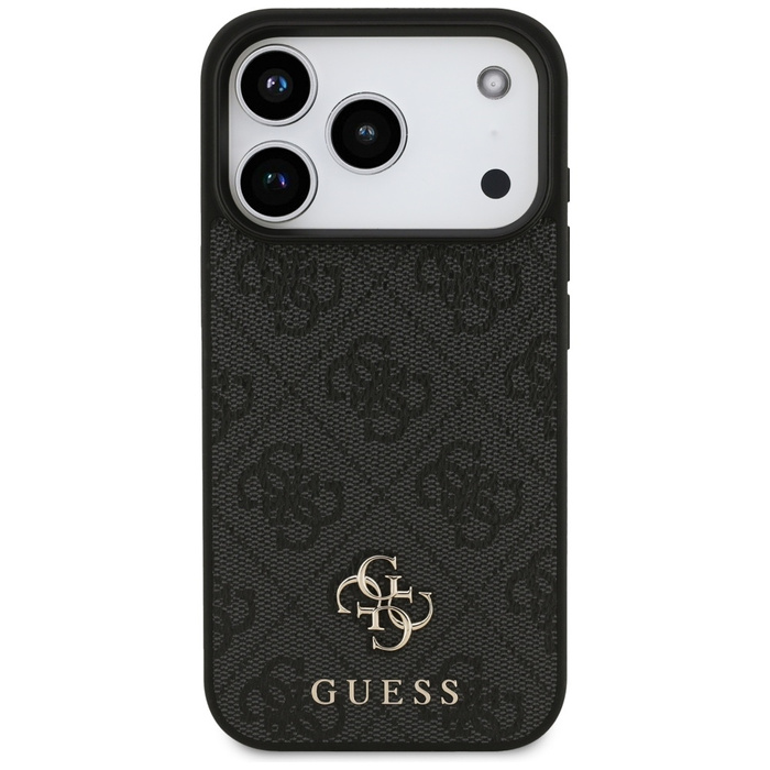 Etui Guess 4G Small Classic Logo MagSafe do iPhone 17 Pro czarny
