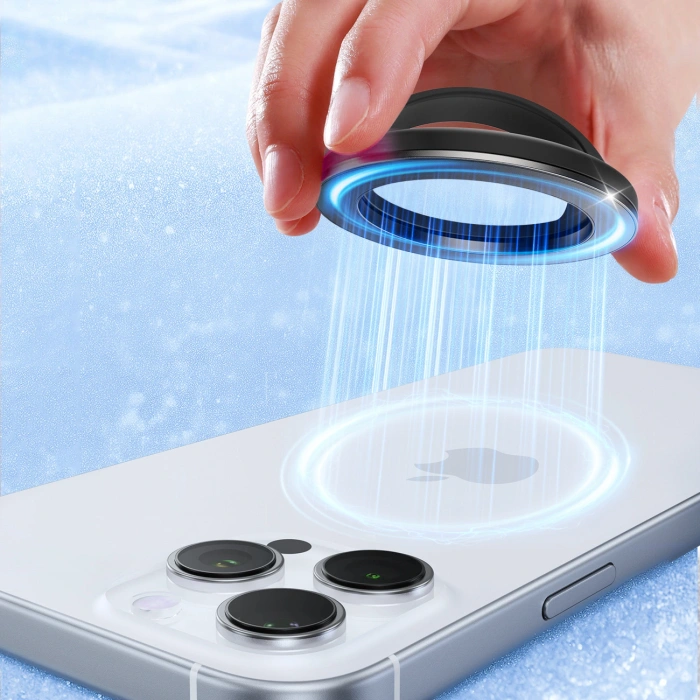 Ring magnetyczny Joyroom JR-ZS500 kompatybilny z MagSafe uchwyt - czarny