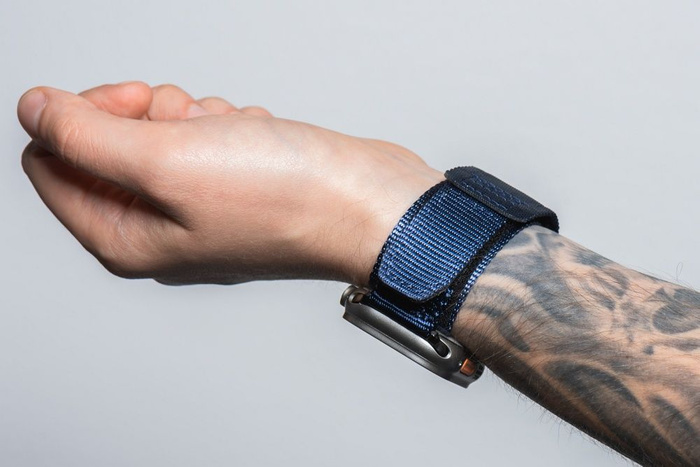 Pasek do Apple Watch Forcell F-Design FA05 rzep nylon 38 / 40 / 41 mm niebieski