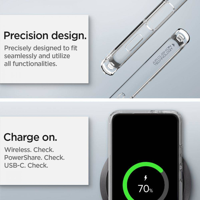 ETUI SPIGEN Ultra Hybrid Samsung Galaxy S22 Crystal Przezroczyste Clear Case