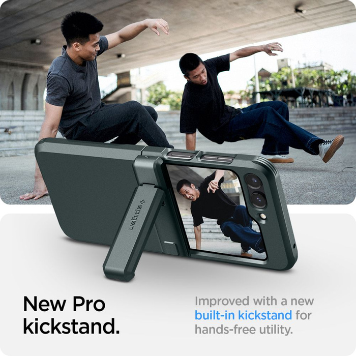 Etui Spigen Tough Armor Pro Galaxy Z Flip 5 Abyss Green Case