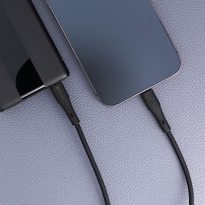 Kabel USB C do Lightning Forcell F-Energy PD 3A 27W Silicone 1 m C346 czarny
