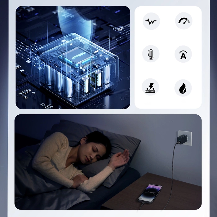 Ładowarka sieciowa Joyroom JR-TCN01 2xUSB-A  12W 2.4A - czarna