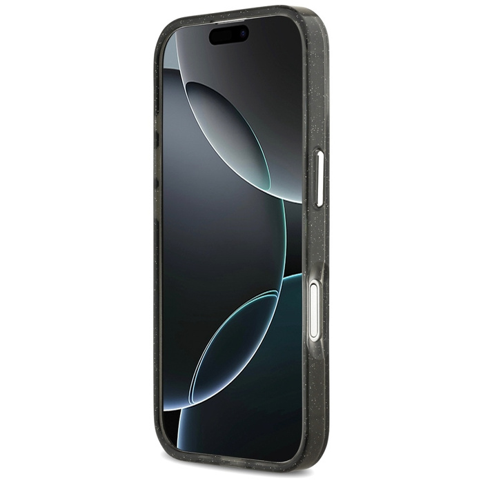 Etui Karl Lagerfeld IML Glitter Karl &   Choupette Heads Logo MagSafe do iPhone 17 czarny