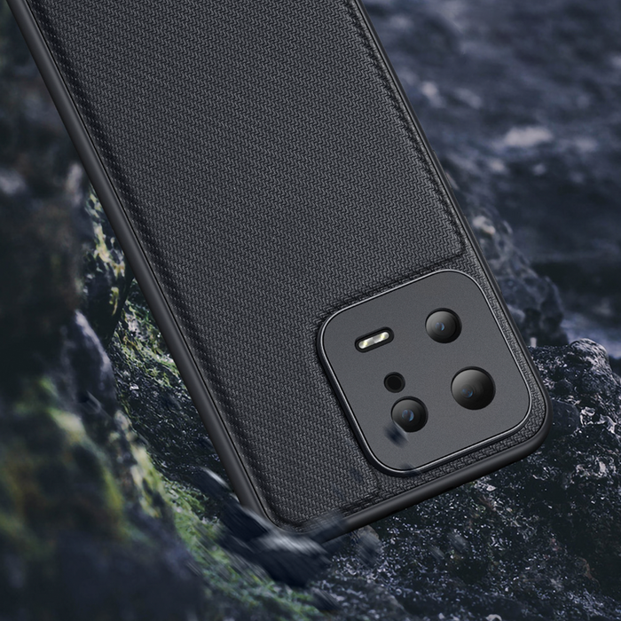 Etui Dux Ducis Fino etui do Xiaomi 13 pokrowiec z silikonową ramką szare Case