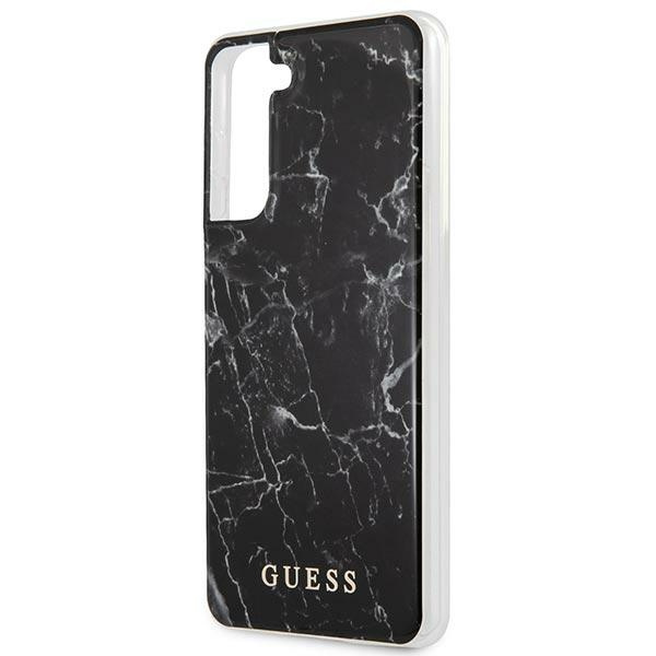 Guess GUHCS21MPCUMABK S21+ G996czarny/black hardcase Marble