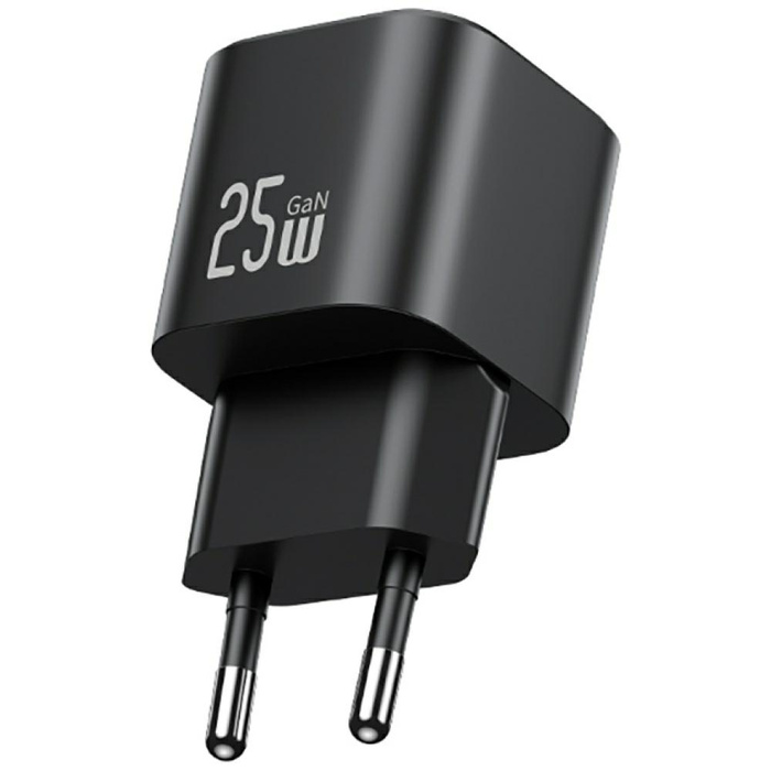 Ładowarka sieciowa USAMS JC Series CC289 25W GaN Mini Fast Charger USB-C czarny