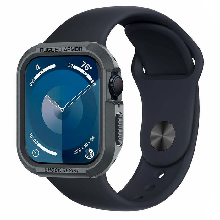 Etui Spigen Rugged Armor Apple Watch 4 / 5 / 6 / 7 / 8 / 9 / Se (44 / 45 Mm) Dark Grey