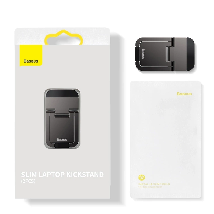 [PO ZWROCIE] Baseus uniwersalne podstawki nóżki do laptopa (2 szt.) srebrny (LUZC000012)