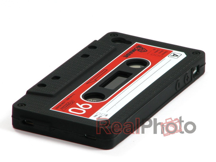 Pokrowiec Apple iPhone 4 Futerał Etui Kaseta Retro