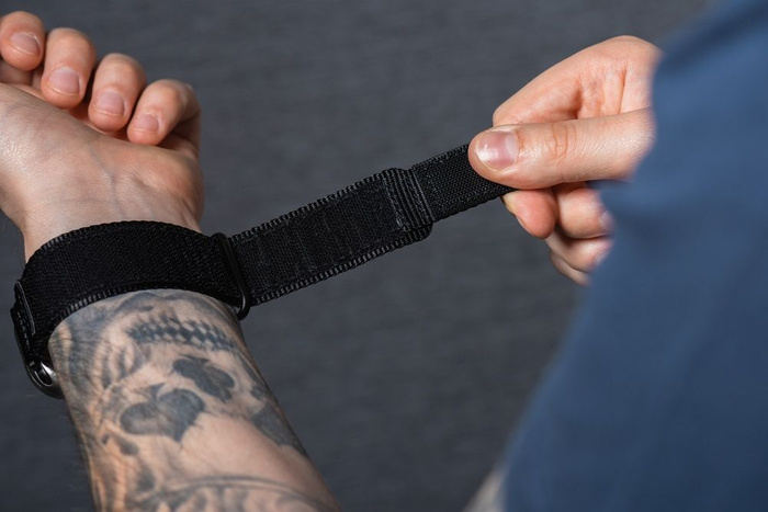 Pasek do Apple Watch Forcell F-Design FA05 rzep nylon 38 / 40 / 41 mm czarny