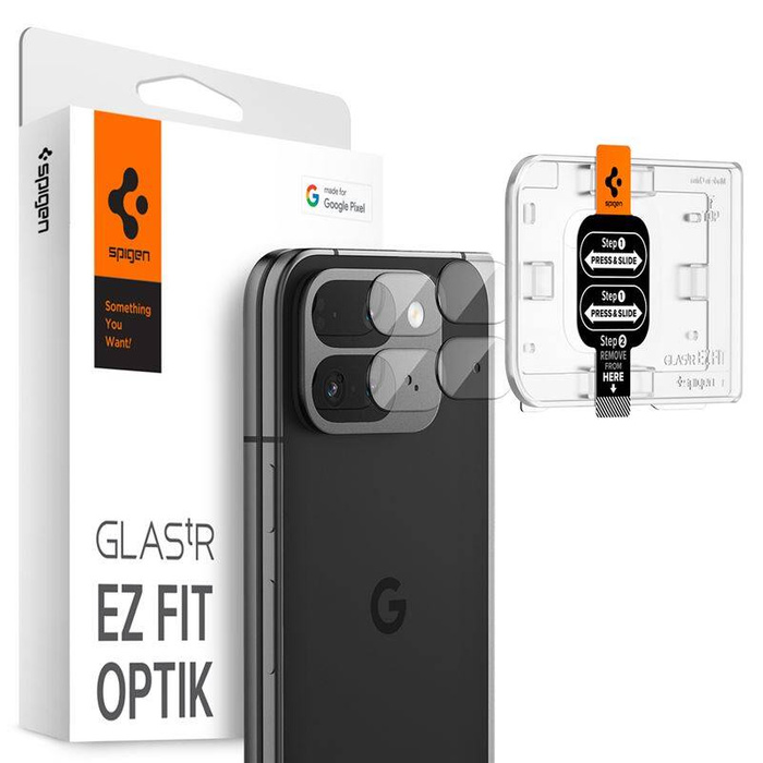 Szkło Spigen Google Pixel 9 Pro Fold Glass tR EZ Fit Optik 2 Pack Przezroczyste