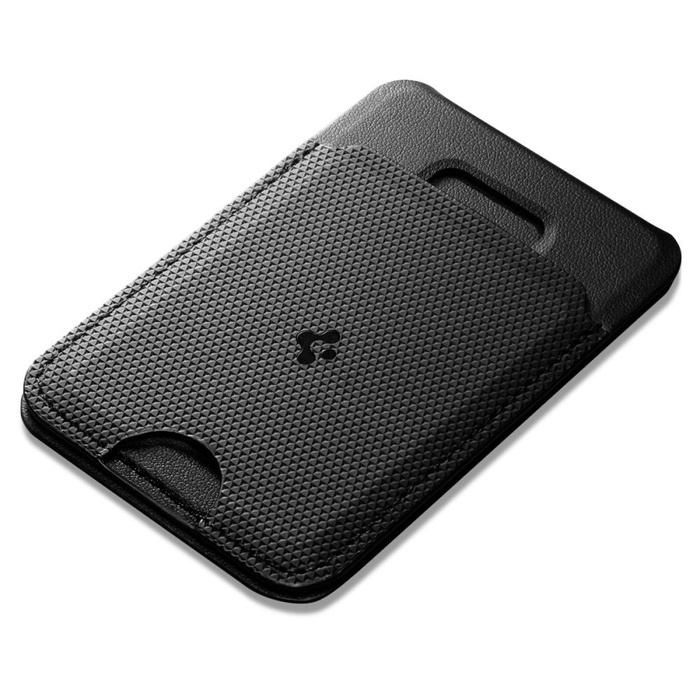 PORTFEL MAGSAFE SPIGEN S314-1 SLIM FOLD UNIWERSALNY CARD HOLDER CZARNY