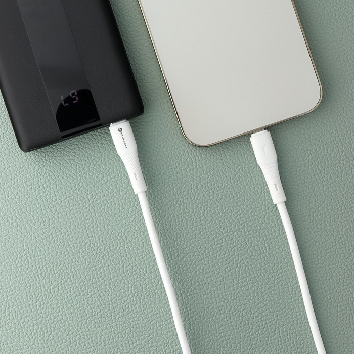 Kabel USB C do Lightning Forcell F-Energy PD 3A 27W Silicone 1 m C346 biały
