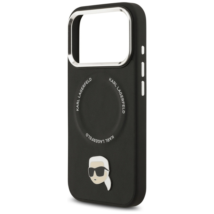 Etui Karl Lagerfeld Karl Pin MagSafe do  iPhone 17 Pro Max czarny