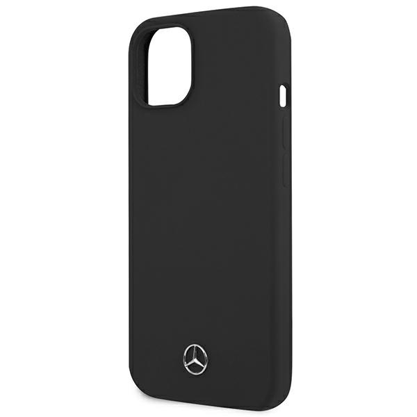 Etui MERCEDES Apple iPhone 13 Mini Silicone Line Czarny Hardcase