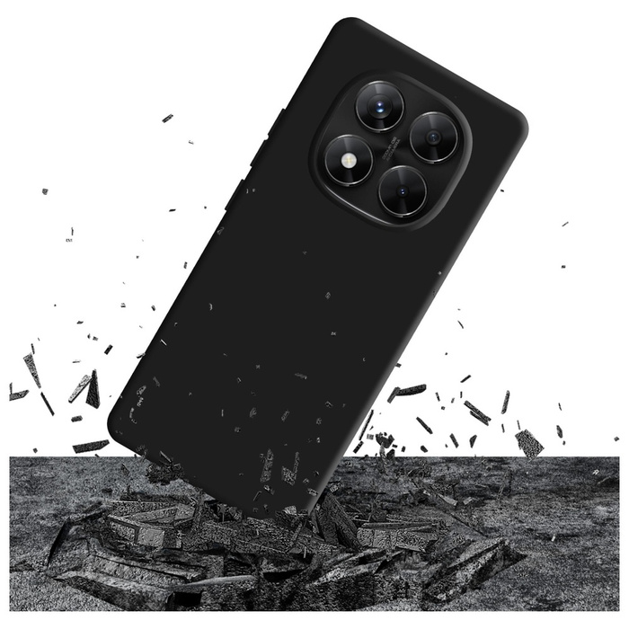 Etui 3MK Matt Case Pro do Redmi Note 14  PRO 5G/POCO X7 5G czarny