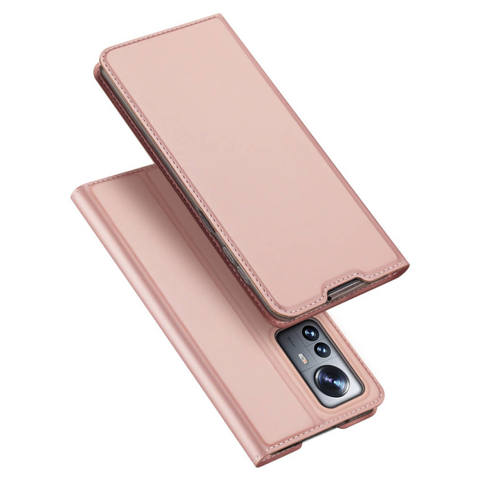 Etui Dux Ducis Skin Pro kabura etui pokrowiec z klapką Xiaomi 12 Pro różowy