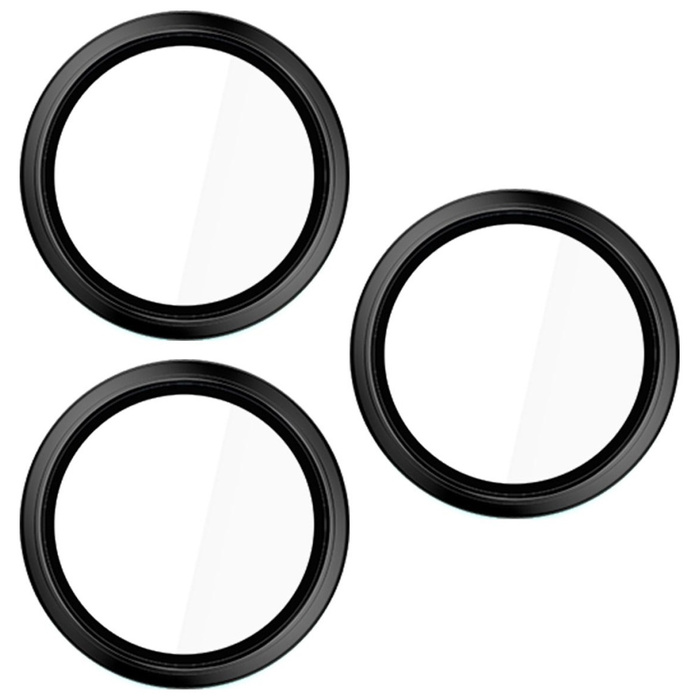 Ochrona na obiektyw aparatu 3MK iPhone 17 Pro /17 Pro Max HARDY Lens Protection Czarny