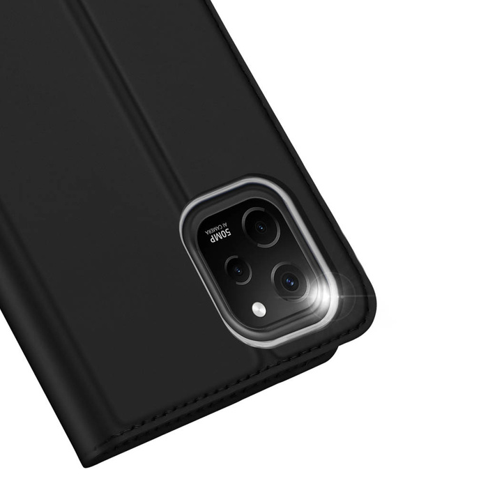 Etui Dux Ducis Skin Pro etui do Huawei nova Y61 pokrowiec z klapką portfel na kartę podstawka czarne Case