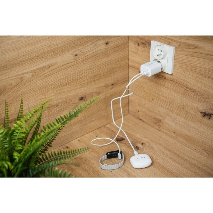 Kabel USB C do USB C Forcell F-Energy QC4.0 PD 5A 100W 1 m C339 biały