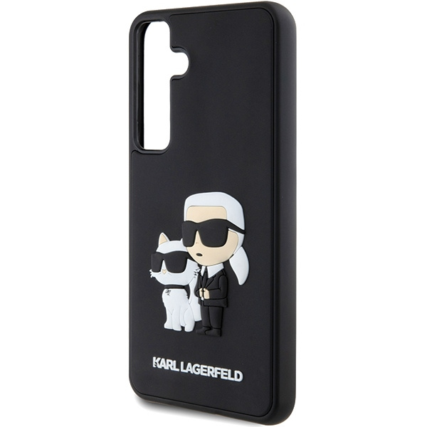 Etui Karl Lagerfeld KLHCS24M3DRKCNK Samsung Galaxy S24 Plus S926 czarny/black hardcase 3D Rubber Karl&Choupette Case