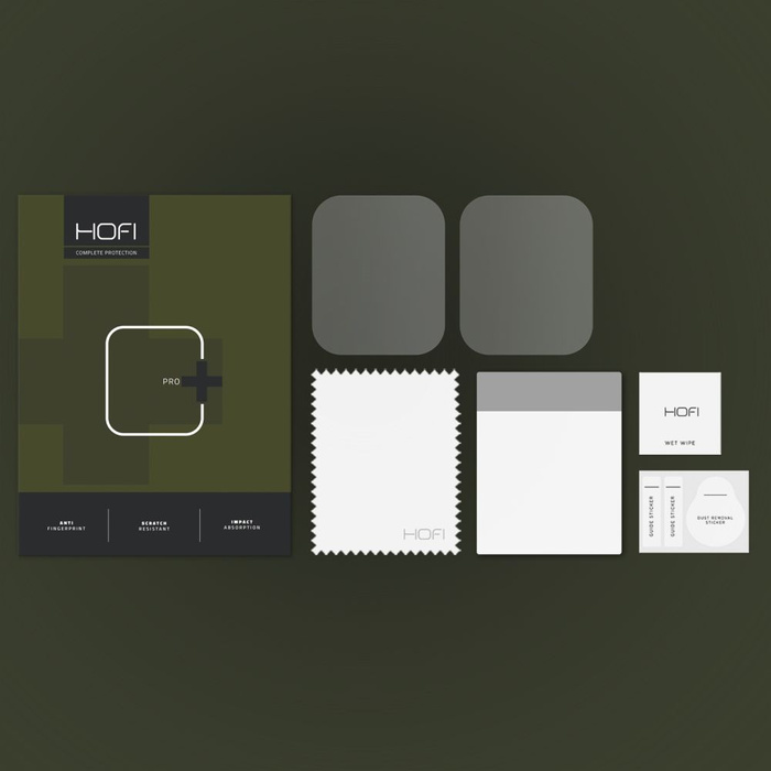 Folia Hydrożelowa Hofi Hydroflex Pro+ 2-pack Apple Watch 4 / 5 / 6 / 7 / 8 / Se (44 / 45 Mm) Clear