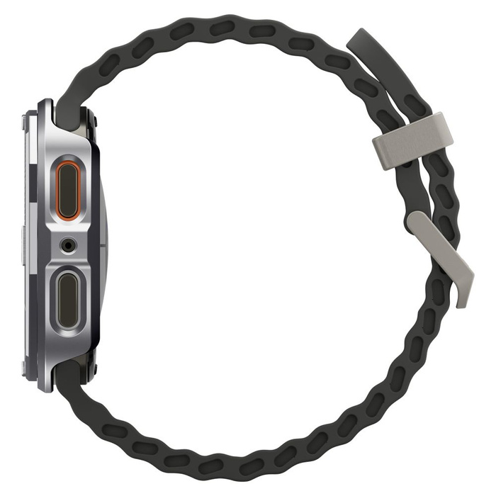 ETUI SPIGEN SAMSUNG GALAXY WATCH 8 (44 MM) BEZEL TUNE PRO PILOT RAMKA SILVER