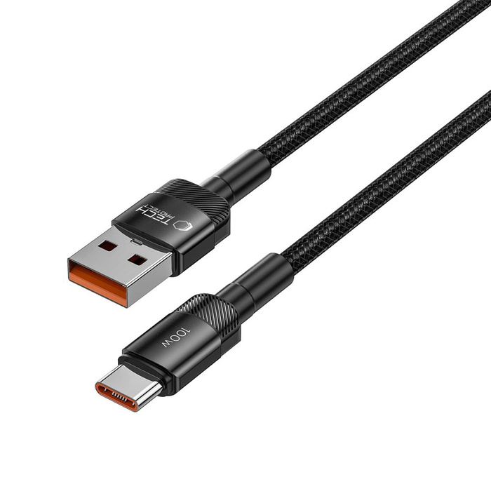 Tech-protect Ultraboost Evo USB-C Cable 100w/5a 300cm Black