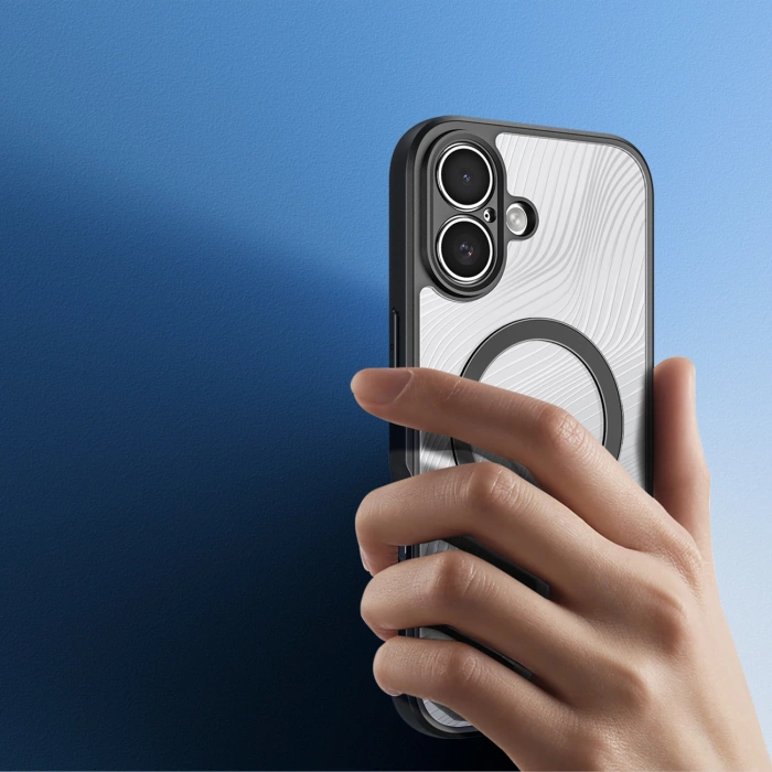 Etui Dux Ducis Aimo Mag z pierścieniem magnetycznym na iPhone 17 - czarne