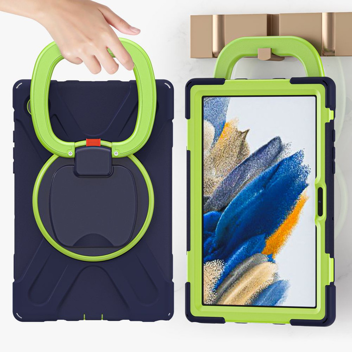 Etui Tech-Protect X-Armor Samsung Galaxy Tab A8 10.5 X200 / X205 Navy/lime