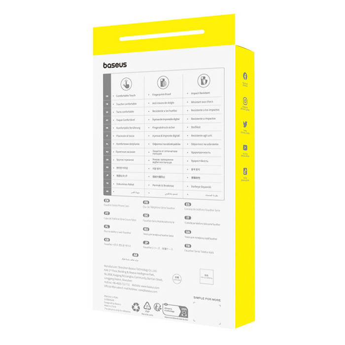 Etui Magnetyczne Etui na telefon iPhone 15 Baseus Fauxther Series (Pomarańczowe)