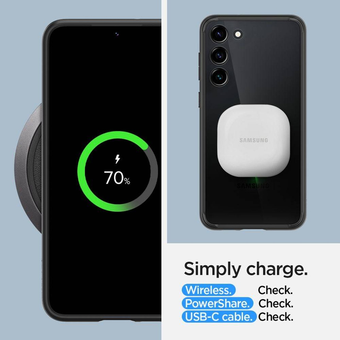 Etui Spigen Ultra Hybrid Galaxy S23 Plus Matte Black Case