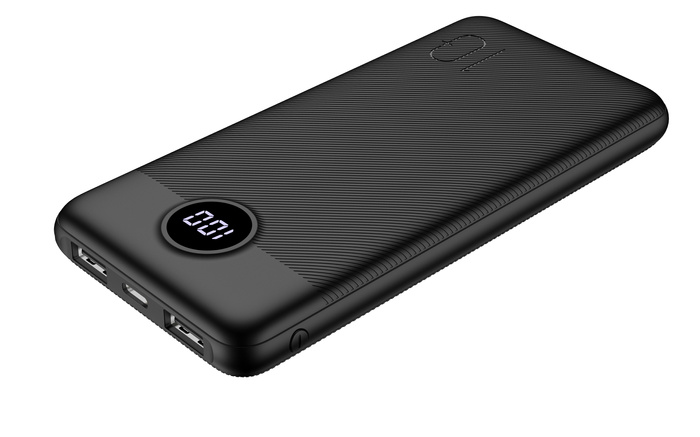 Powerbank Veger L10S (W1105PD) PD QC3.0 2A 20W 10000 mAh czarny 0INT