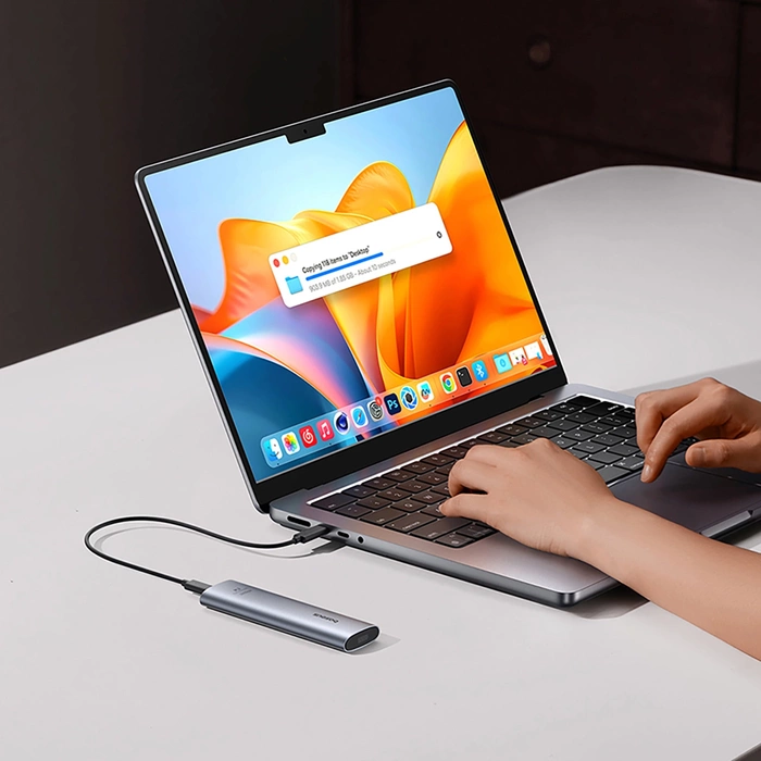 Baseus obudowa dysku FlyJoy Series SSD Enclosure (M.2 NVMe) Space Grey